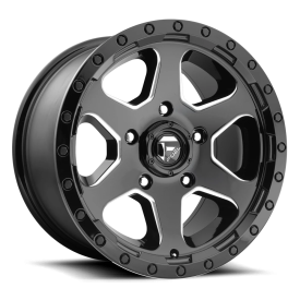 Fuel Ripper Wheels - Gloss Black / Milled