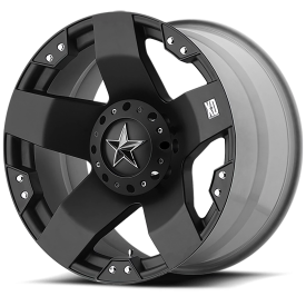 XD XD775 Rockstar Wheel - 17x8 Matte Black Rim (5x127/135 Bolt Pattern, +10mm Offset, 87.1mm Hub)