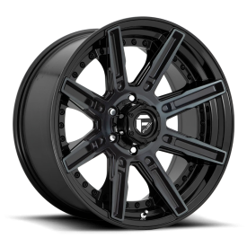 Fuel Rogue Wheels - Machined / Double Dark Tint