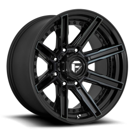 Fuel Rogue Wheels - Machined / Double Dark Tint