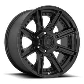 FUEL 1PC D709 MATTE BLACK - 20X10 - 5X5.0 BP, -18MM Offset (1 Wheel)