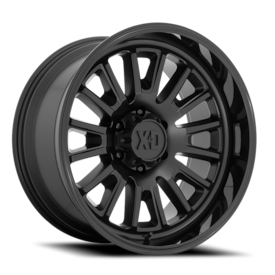 XD XD864 Rover Wheel - 20x10 Satin Black w/ Gloss Black Lip Rim (5x139.7 Bolt Pattern, -18mm Offs...