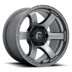 FUEL 1PC D767 MATTE GUN METAL - 18X9 - 5X5.0 BP, 1MM Offset (1 Wheel)