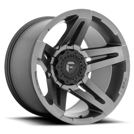 FUEL 1PC D764 MATTE GUN METAL - 20X12 - 5X4.5/5.0 BP, -44MM Offset (1 Wheel)