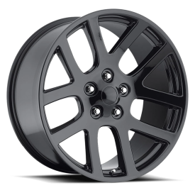 Strada OE Replica R107 SRT10 Wheel - 22x9 Gloss Black Rim (5x115 Bolt Pattern, +15mm Offset, 75.1...
