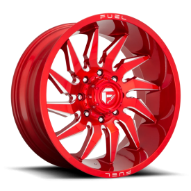 Fuel Saber Wheels - Candy Red / Milled