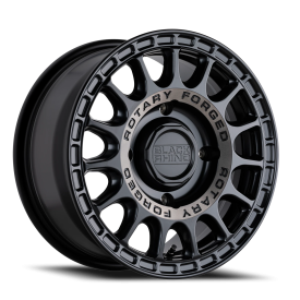 Black Rhino UTV Sandstorm UTV Wheels - Semi Gloss Black / Machined Tint Ring