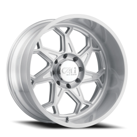 Cali Offroad 9111 Sevenfold Wheel - 22x12 Brushed w/ Clear Coat Rim (6x135 Bolt Pattern, -51mm Of...