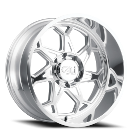 Cali Offroad 9111 Sevenfold Wheel - 20x12 Polished Rim (6x135 Bolt Pattern, -51mm Offset, 87.1mm ...