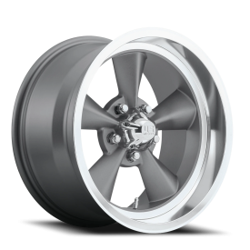 US Mags U102 Standard Wheel - 15x7 Matte Gunmetal Rim (5x120.65 Bolt Pattern, -5mm Offset, 72.56m...