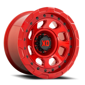 XD XD861 Storm Wheel - 20x9 Candy Red Rim (6x135 Bolt Pattern, 0mm Offset, 87.1mm Hub)