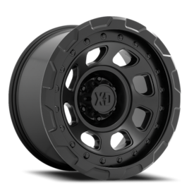XD XD861 Storm Wheel - 20x10 Satin Black Rim (8x170 Bolt Pattern, -18mm Offset, 125.1mm Hub)