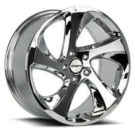 SHIFT H22 Strut Wheel - 17x8 Chrome Rim (5x114.3 Bolt Pattern, +35mm Offset, 73.1mm Hub)