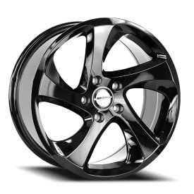 SHIFT H22 Strut Wheel - 17x8 Gloss Black Rim (5x114.3 Bolt Pattern, +35mm Offset, 73.1mm Hub)