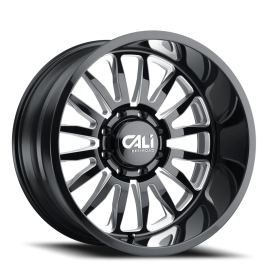 Cali Offroad 9110 Summit Wheel - 20x10 Gloss Black w/ Milled Spokes Rim (5x127 Bolt Pattern, -25m...