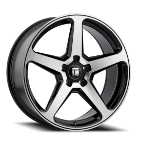 Touren TF96 3296 Wheel - 20x9 Gloss Black w/ Machined Rim (5x112 Bolt Pattern, +35mm Offset, 66.6...