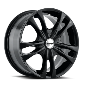 Touren TR22 3222 Wheel - 17x7 Gloss Black Rim (5x100/114.3 Bolt Pattern, +40mm Offset, 72.62mm Hu...