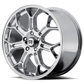 Motegi MR120 Techno Mesh S Wheel - 19x10 Chrome Rim (5x120.65 Bolt Pattern, +79mm Offset, 72.6mm ...