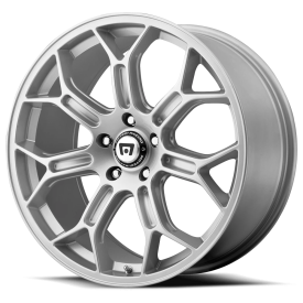 Motegi MR120 Techno Mesh S Wheel - 19x10 Race Silver Rim (5x120.65 Bolt Pattern, +79mm Offset, 72...