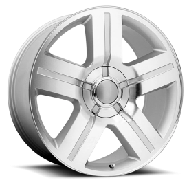 Strada OE Replica R147 Texas Edition Wheel - 26x10 Silver w/ Machined Rim (6x139.7 Bolt Pattern, ...