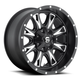 Fuel Throttle Wheels - Black / Milled