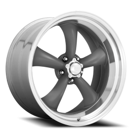 American Racing VN215 Classic Torq Thrust II Wheel - 18x10 Mag Gray w/ Machined Lip Rim (5x120.65...