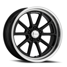 American Racing VN510 Draft Wheel - 18x10 Gloss Black w/ Diamond Cut Lip Rim (5x120.65 Bolt Patte...