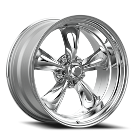 American Racing VN515 Torq Thrust II Wheel - 18x9 Polished Rim (5x127 Bolt Pattern, 0mm Offset, 8...