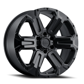Black Rhino Wanaka Wheel - 17x8.5 Matte Black Rim (5x114.3 Bolt Pattern, +35mm Offset, 76.1mm Hub...
