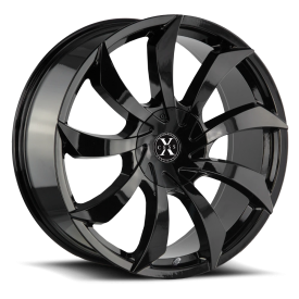 XCess X01 Wheel - 22x9 Gloss Black Rim (5x114.3/120 Bolt Pattern, +35mm Offset, 72.6mm Hub)