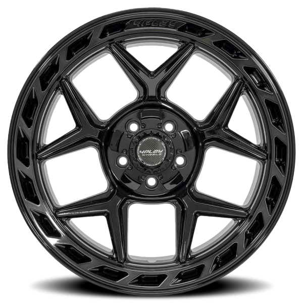 4PLAY 4P55 Gen3 Wheel - 22x12 Gloss Black w/ Brushed Face-Tinted Clear Rim (5x127/139.7 Bolt Patt...