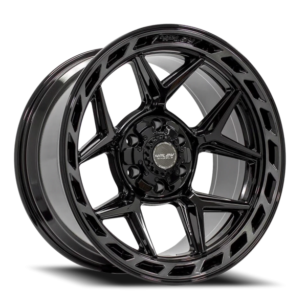 4PLAY 4P55 Gen3 Wheel - 22x10 Gloss Black w/ Brushed Face-Tinted Clear Rim (6x135/139.7 Bolt Patt...
