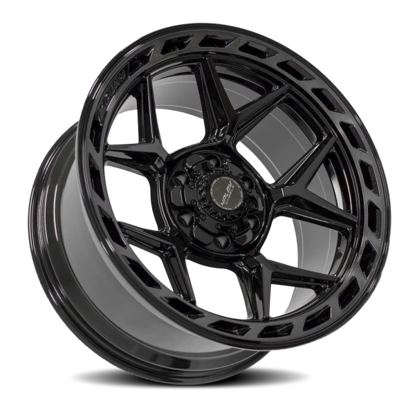 4PLAY 4P55 Gen3 Wheel - 22x10 Gloss Black w/ Brushed Face-Tinted Clear Rim (6x135/139.7 Bolt Patt...
