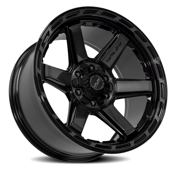 4PLAY 4P63 Gen3 Wheel - 22x12 Gloss Black w/ Brushed Face-Tinted Clear Rim (6x135/139.7 Bolt Patt...