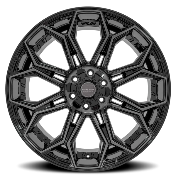 4PLAY 4P83 Gen3 Wheel - 24x10 Gloss Black Rim (6x139.7/135 Bolt Pattern, +18mm Offset, 106.1mm Hu...