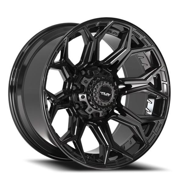 4PLAY 4P83 Gen3 Wheel - 22x12 Gloss Black Rim (8x170 Bolt Pattern, -44mm Offset, 124.9mm Hub)