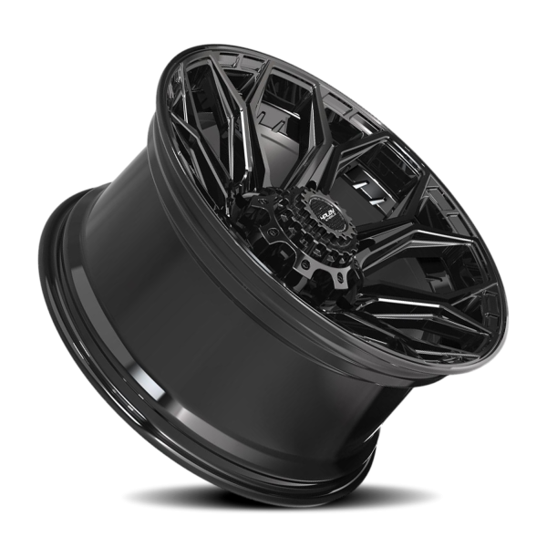 4PLAY 4P83 Gen3 Wheel - 22x12 Gloss Black Rim (8x170 Bolt Pattern, -44mm Offset, 124.9mm Hub)