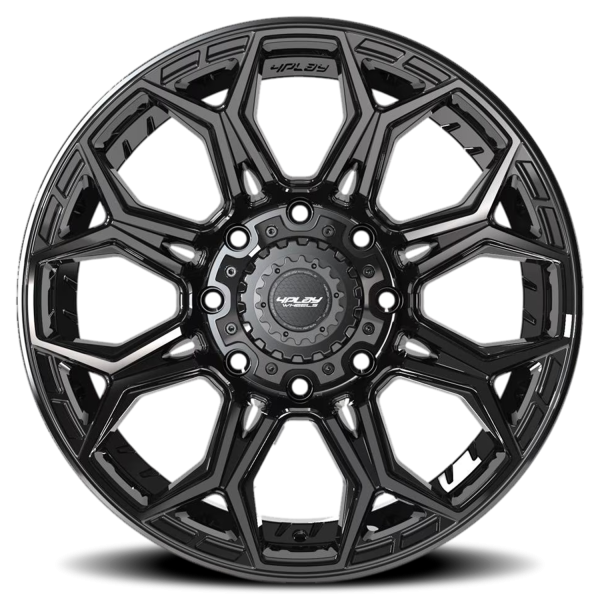 4PLAY 4P83 Gen3 Wheel - 22x12 Gloss Black Rim (8x170 Bolt Pattern, -44mm Offset, 124.9mm Hub)