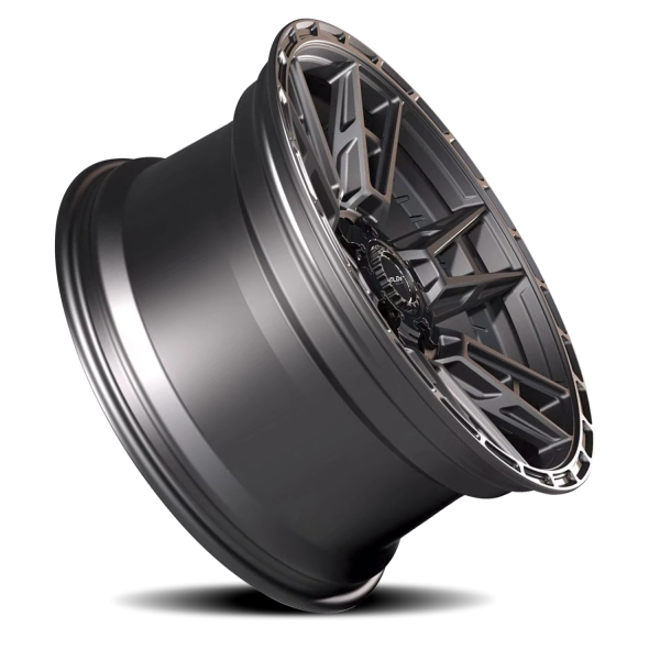 4PLAY 4PS20 Sport 2.0 Wheel - 17x9 Matte Black Rim (6x135/139.7 Bolt Pattern, +18mm Offset, 106.1...