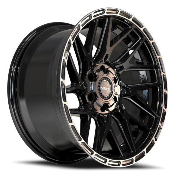 4PLAY 4PS28 Sport 2.0 Wheel - 17x9 Gloss Black w/ Brushed Face-Tinted Clear Rim (6x139.7/135 Bolt...
