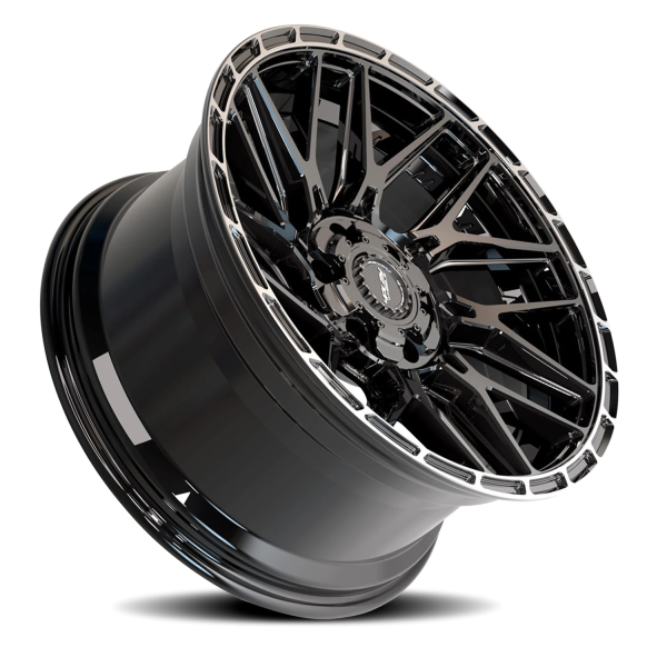 4PLAY 4PS28 Sport 2.0 Wheel - 18x8 Matte Black Rim (5x108/110 Bolt Pattern, +38mm Offset, 67.1mm ...