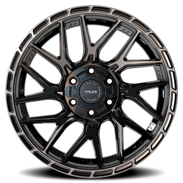 4PLAY 4PS28 Sport 2.0 Wheel - 24x10 Matte Black Rim (6x135/139.7 Bolt Pattern, +24mm Offset, 106....