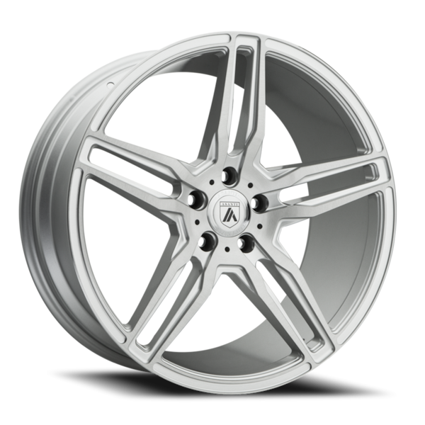 Asanti Black Label ABL-12 Orion Wheel - 22x10.5 Brushed Silver Rim (5x115 Bolt Pattern, +25mm Off...