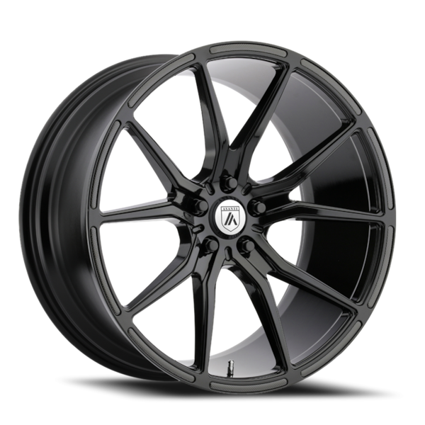 Asanti Black Label ABL-13 Vega Wheel - 20x10.5 Gloss Black Rim (5x112 Bolt Pattern, +38mm Offset,...