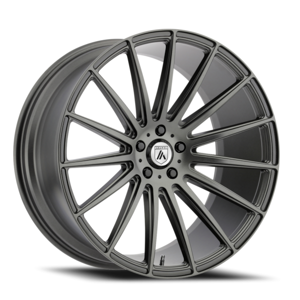 Asanti Black Label ABL-14 Polaris Wheel - 20x10.5 Matte Graphite Rim (5x120 Bolt Pattern, +38mm O...