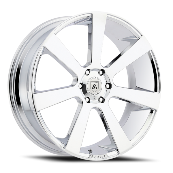 Asanti Black Label ABL-15 Apollo Wheel - 24x9 Chrome Rim (5x120 Bolt Pattern, +35mm Offset, 74.1 ...
