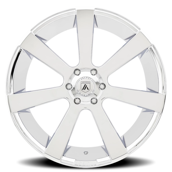 Asanti Black Label ABL-15 Apollo Wheel - 24x9 Chrome Rim (5x120 Bolt Pattern, +35mm Offset, 74.1 ...