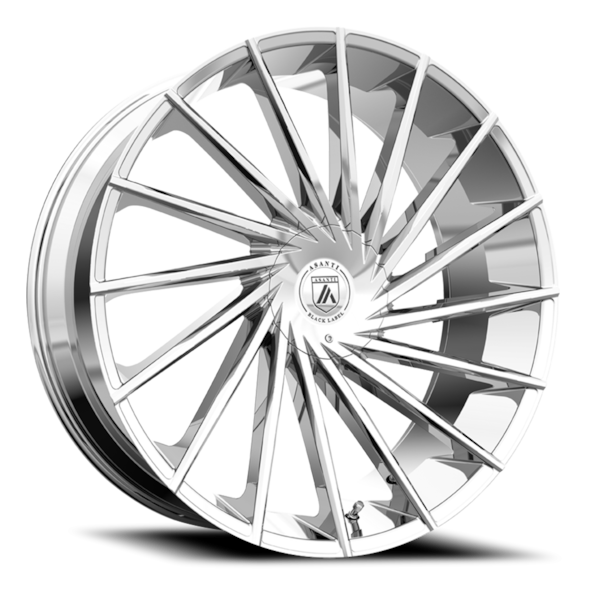 Asanti Black Label ABL-18 Matar Wheel - 24x9 Chrome Rim (6x135/139.7 Bolt Pattern, +30mm Offset, ...