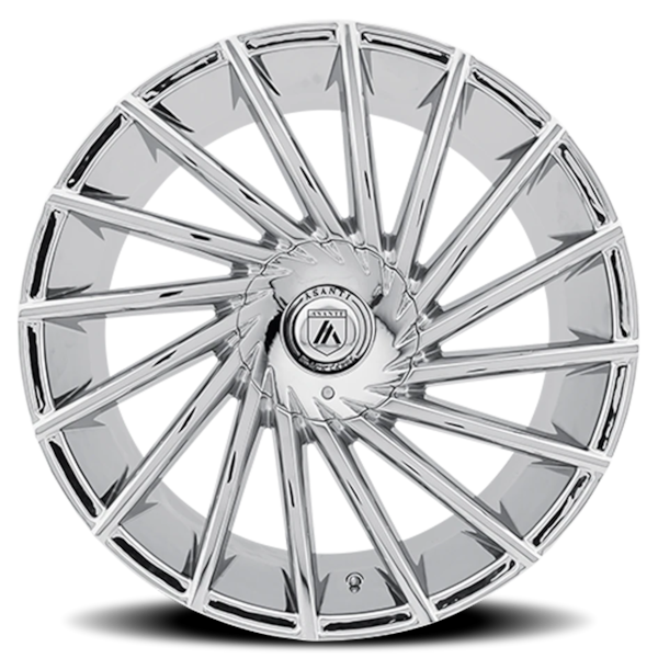 Asanti Black Label ABL-18 Matar Wheel - 20x8.5 Chrome Rim (6x135/139.7 Bolt Pattern, +15mm Offset...