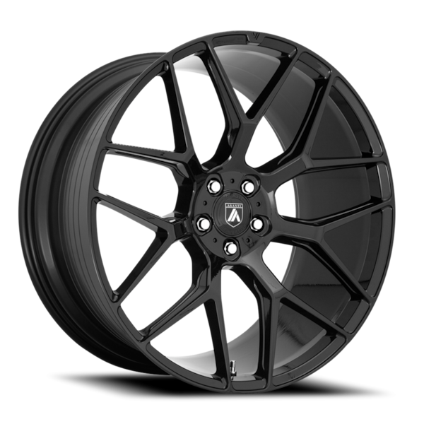 Asanti Black Label ABL-27 Dynasty Wheel - 20x10.5 Gloss Black Rim (5x114.3 Bolt Pattern, +38mm Of...
